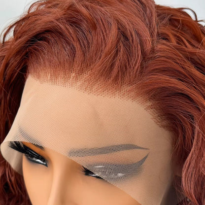 13x4 Premium Loose Wave Lace Front Wig Glueless • Pre-Plucked • Synthetic Fiber