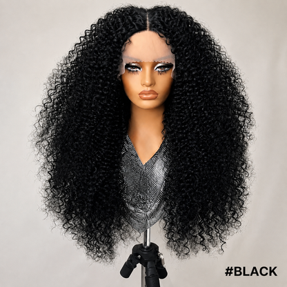 HD Jerry Kinky Curly Wear & Go Lace Front synthetic Wig (Vendor-A3)