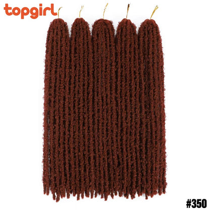 Ombre Natural Goddess Pre-Looped Faux Locs Crochet Braiding Hair for Woman Butterfly Locs Crochet Hair Extensions
