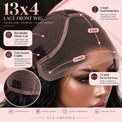 Blush Wave — 13x4 Glueless Lace Front Wig
