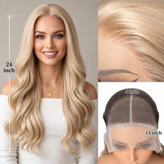 Celeste Blonde Wave — 13x4 Glueless Lace Front Wig