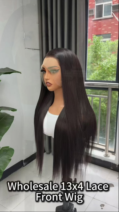 Midnight Sleek Straight Wig

13x4 • Free-Part • Glueless • Pre-Plucked • Synthetic Fiber